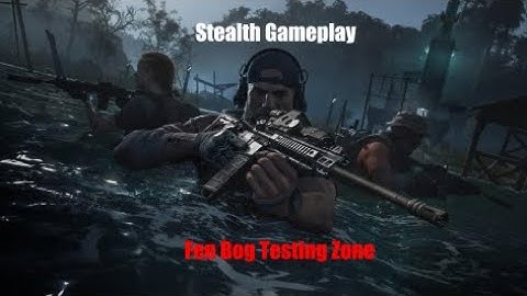 Fen Bog Testing Zone Stealth Game Play (No HUD, Knife/Pistol Only/Undetected) Ghost Recon Breakpoint