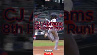 CJ Abrams BLASTS HIS 8TH HOME RUN OF THE SEASON! #baseball #mlb #shorts