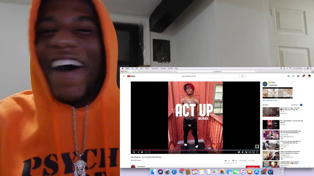Dee Watkins Act Up (City Boy Remix) Reaction!!!! YouTube
