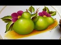 Como Pintar Frutas / Peras / How To Paint Pears