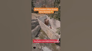 Rust Cheaters Wipe Ended Very Quickly! 😂 #rust #shorts