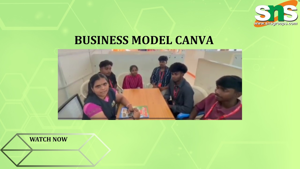 ZOHO | BUSINESS MODEL CANVAS | SUSMITHA S | SNS INSTITUTIONS - YouTube
