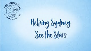 Helping Sydney See the Stars | Lindamood-Bell for Schools
