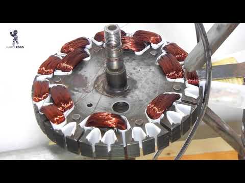 How to rewind ceiling fan by Homemade winding machine