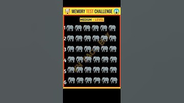 🤯Memory Test challenge💪 || Reddle And puzzle for iq test || #shorts