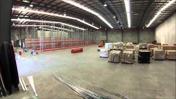 Pallet Racking Time Lapse Install   Macrack