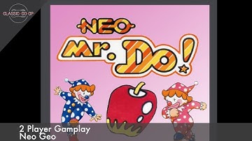 Neo Mr  Do! | Full Game | 2 Player Co-op | Neo Geo | Mister FPGA