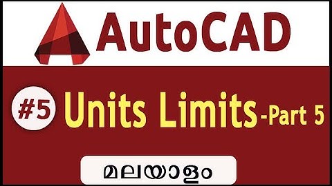 AutoCAD - Unit Limits -Malayalam #5