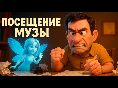 Посещение Музы, или Песенка плагиатора ! Мультфильм на песню В.С. ВЫСОЦКОГО !