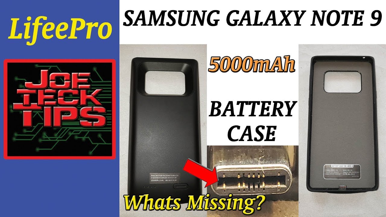 LifeePro Galaxy Note 9 Battery Case - Review | JoeteckTips
