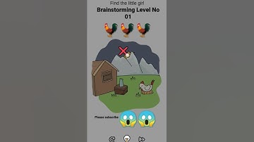#answer find the little girl Brainstorming Level No 01 #trending #walkthrough #short #brainout