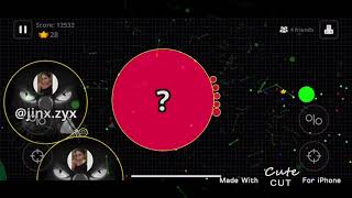 Agar.io mobile 8X cannon split Reverse | AGAR.IO MOBILE REVENGE CANNON 😱