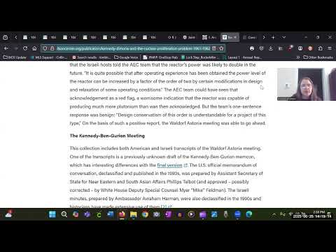 סרטון 2 תוכנית הגרעין הישראלית דימונה 