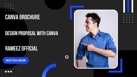 How To Design Proposal with canva | Rameez official |