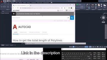 Calculate Length and Area of Polylines - Autocad