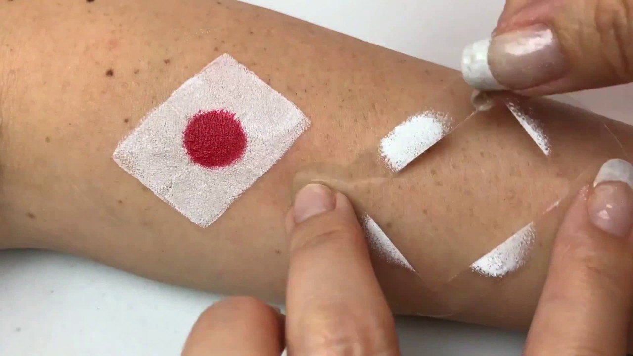 キットで簡単 日の丸ペイント デンマーク国旗ペイント Youtube