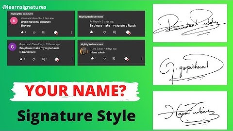 How to do your name signature style All letter signature style. signature kaise kare aapka
