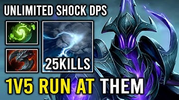 NEW 1v5 Hyper Carry Unlimited Electro AOE Lightning 100% Max Absorb Static Link Razor Dota 2