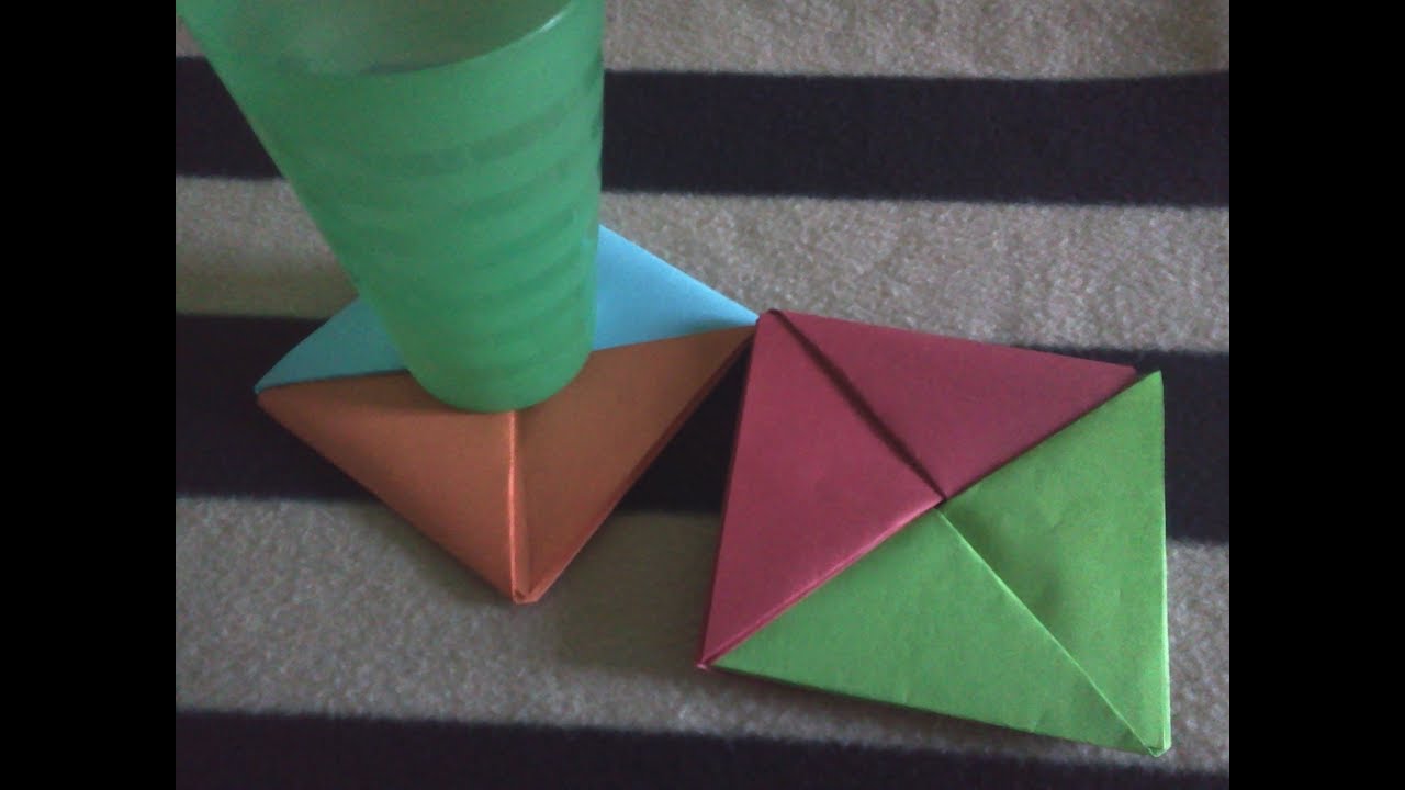 #Origami Coaster - Posavasos de Papel