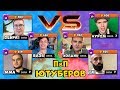 МИРОВОЙ РЕКОРД 😱! ПвП 6 ЮТУБЕРОВ в BRAWL STARS → БАЗЯ, ММА, ЗЕБРА, АУРУМ, ХОЛДИК, ГхГ