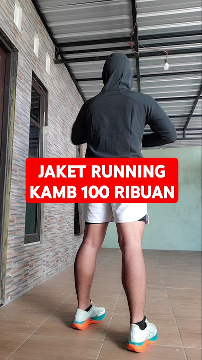 JAKET RUNNING,JOGGING 100 RIBUAN bahan spandex
