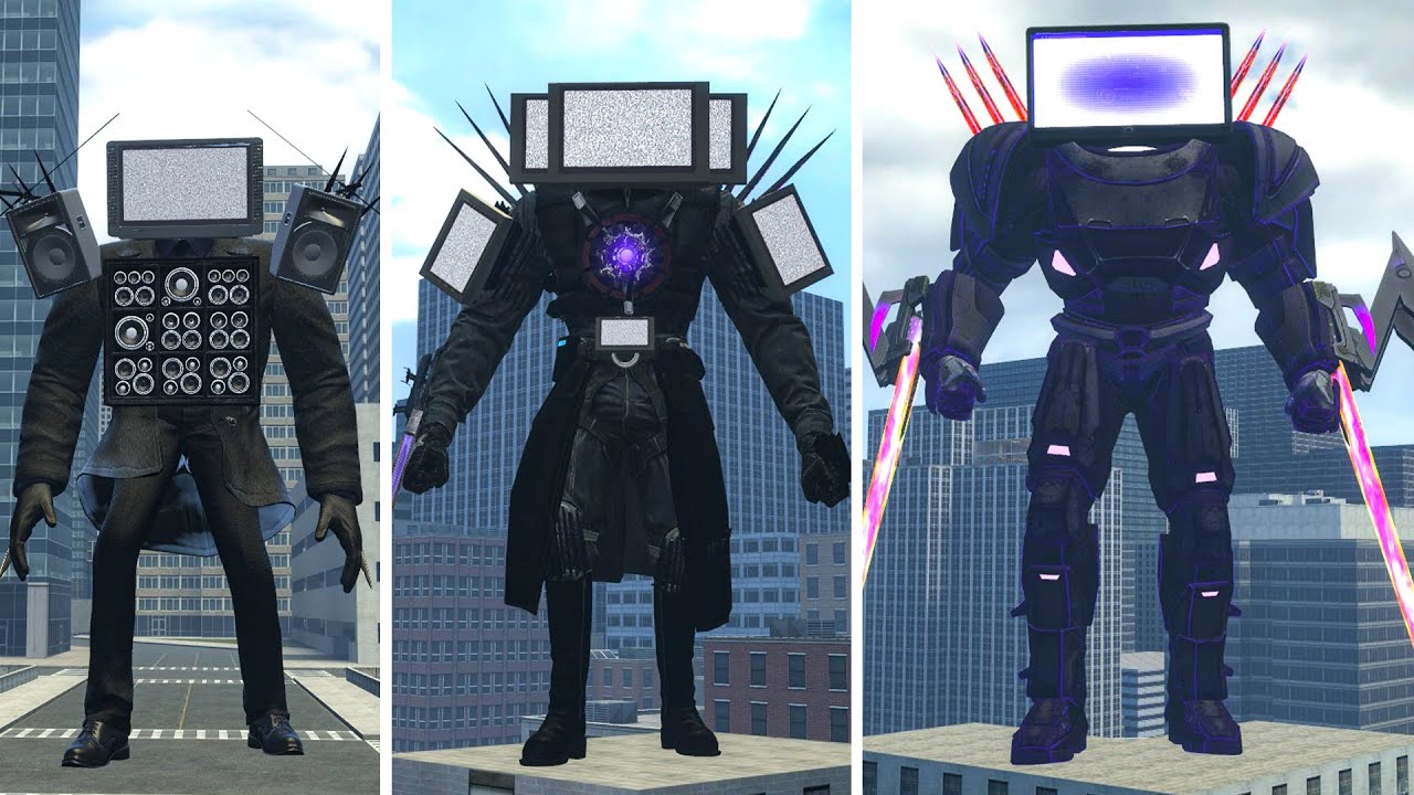 EVOLUTION OF NEW TITAN TV MAN FROM THE FUTURE! - Skibidi Toilet In Garry's Mod