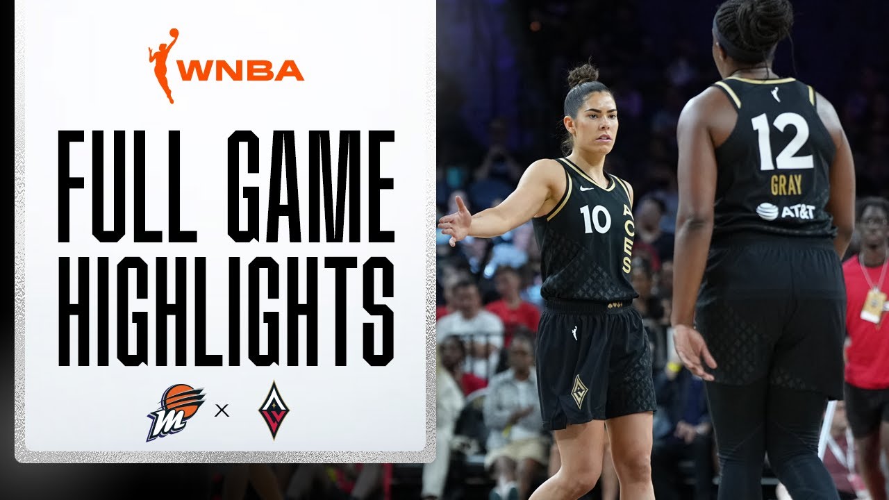 PHOENIX MERCURY vs. LAS VEGAS ACES, FULL GAME HIGHLIGHTS