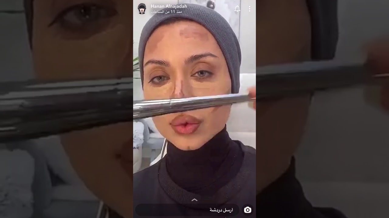 تتوريال ميكب لوك تان وسحب العين الآرتست💄: حنان النجادة makeup tutorial