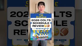 2026 INDIANAPOLIS COLTS SCHEDULE REVIEW😳🤣🏈 #nfl #football #colts #sports #funny