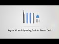 Mcbazel repair kit with opening tool for steam deck