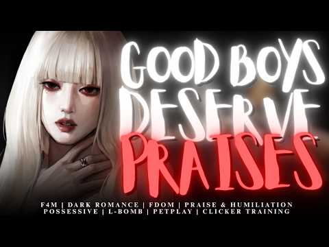 [F4M] Training You To Be A Good Boy [Fdom] [Dark Romance] [L-Bomb] [Petplay] [Praise] [Manipulation]