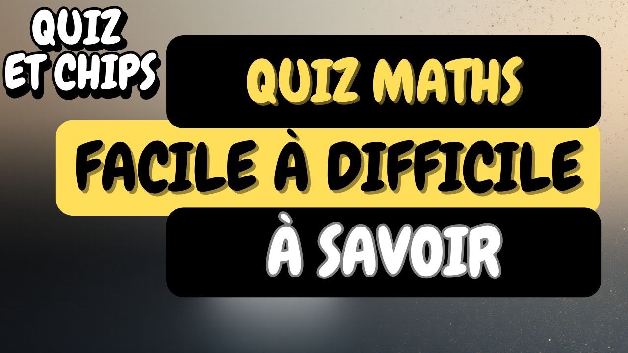Si tu fais plus de 20/40 t’es un génie des maths 😱