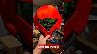 3D Print Samus Aran Helmet #bambulab #samusaran #samus #nintendo #gamelife #nerds #3dart #cosplay
