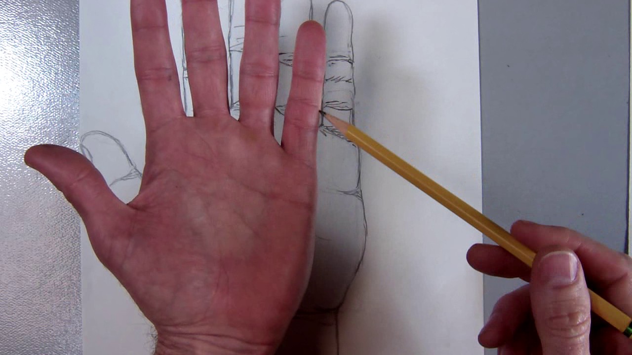 How to add value to a hand drawing - YouTube