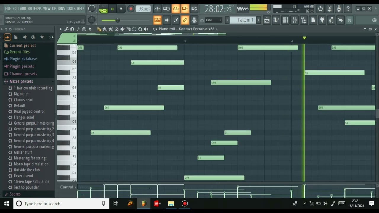 AM IN LOVE ❤️ | Most Beats (Smooth Zouk Beat 2026) FL Studio Preview