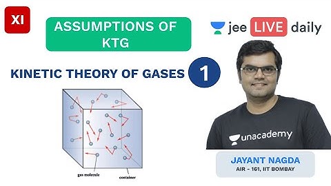 Kinetic Theory of Gases - L 1 | Assumptions of KTG | Unacademy JEE | IIT Physics | Jayant Sir
