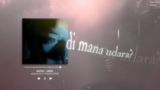Mafidz - Lemas (Official Audio with Lyrics)
