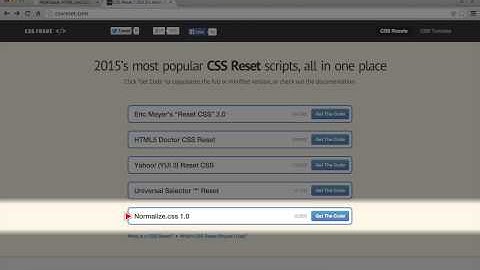78. How Normalize.css works