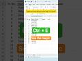 Stop Typing Manually! Use Ctrl + E in Excel