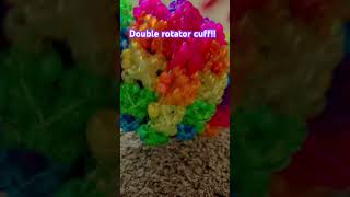 Kandi Double Rotator Cuff!! #Kandi #Rotator #Cuff #Beads #Bracelet #KandiKid #Rainbow #PonyBeads