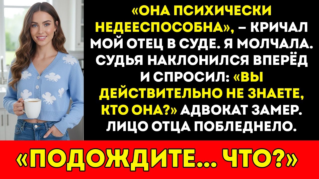 В зале суда мой отец закричал «Она — позор», — пока судья наклонился вперёд и не спросил…