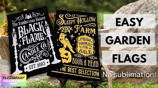 Easy Garden Flags with Heat Transfer Vinyl - No sublimation! by Christy Cain - Appalachian Home Co. 1,390 views 7 months ago 7 minutes, 44 seconds