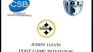 Wk02 STEELERS Jerry Davis Interview