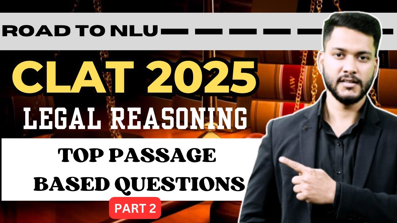 Dream to NLU | Legal Reasoning | TOP PASSAGE BASED QUESTIONS Part- 2 ...