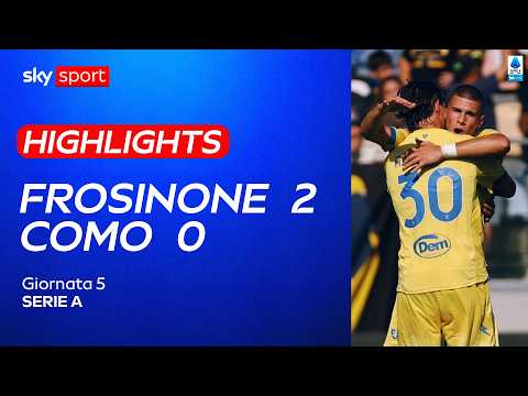 Video Frosinone-Como 2-0: gol e highlights | Serie A