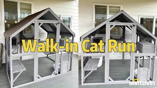 Aivituvin AIR52 M Outdoor Cat Run  Large Cat Enclosure