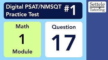 Digital PSAT 1, Math Module 1, Question 17 (xy-plane)