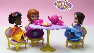 ✿ Disney Princess Sofia the first Three Tea Party Unboxing ✿ Sofia the first and friends Jade Ruby
