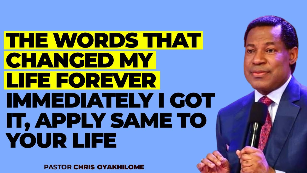 СЛОВА, КОТОРЫЕ НАВСЕГДА ИЗМЕНИЛИ МОЮ ЖИЗНЬ || ПАСТОР КРИС ОЯХИЛОМЕ