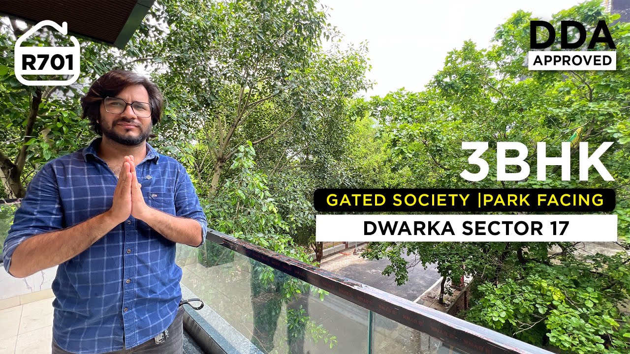 Stunning Lcorner 3BHK Flat for Rent with Modern Interiors in Dwarka Sector 17 | BRS SHOW R701